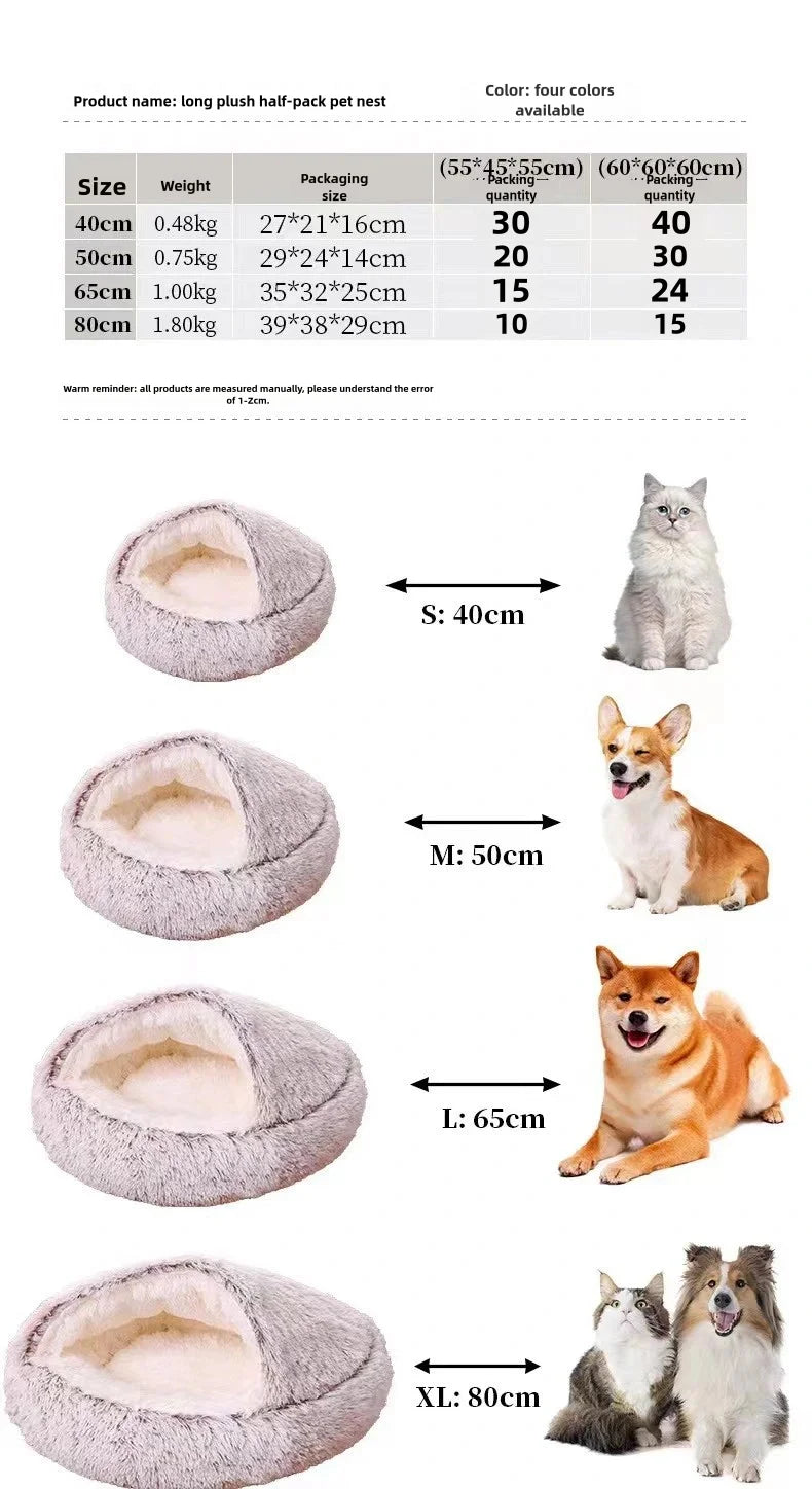 🐾 Calming Plush Dog Bed – Give Your Dog the Deep, Restful Sleep They Deserve